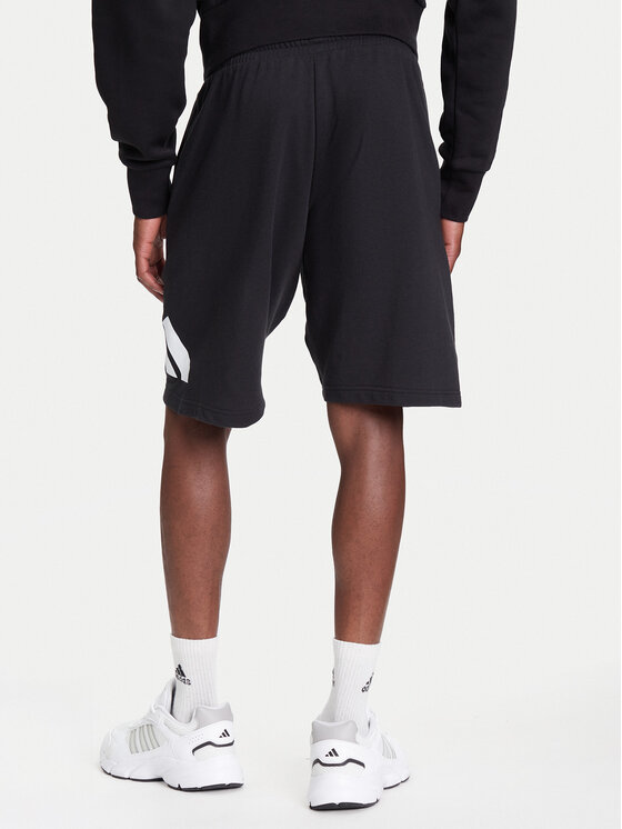 Спортивные шорты regular fit Essentials Big Logo JE8956 Adidas, чёрный — фото 3