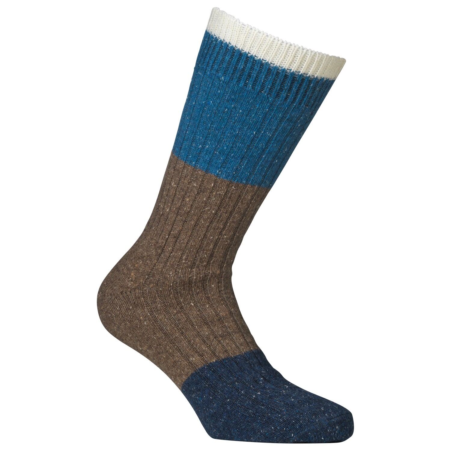 

Многофункциональные носки Alpacasocks&Co Merino Block, цвет Latte/Royal/Dark Tan/Dark Blue