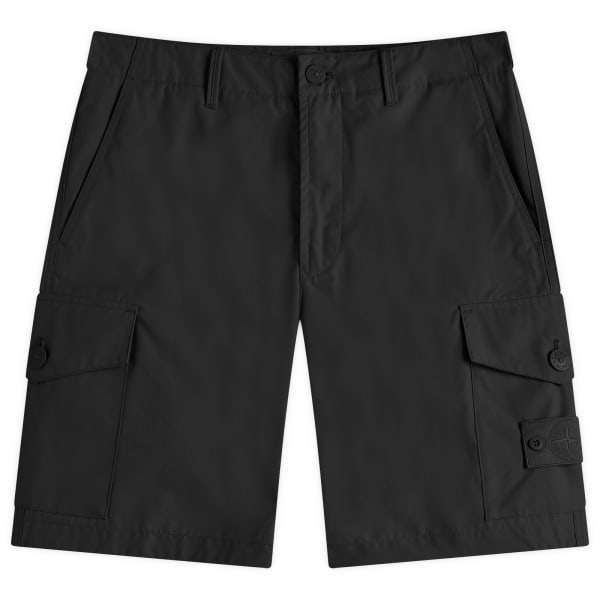 

Шорты-Карго Ghost Piece из парусины, защищающие от непогоды Stone Island, черный