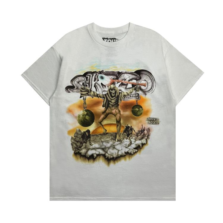 

Футболка Cactus Jack by Travis Scott South America Skitzo Tee 'White', белый