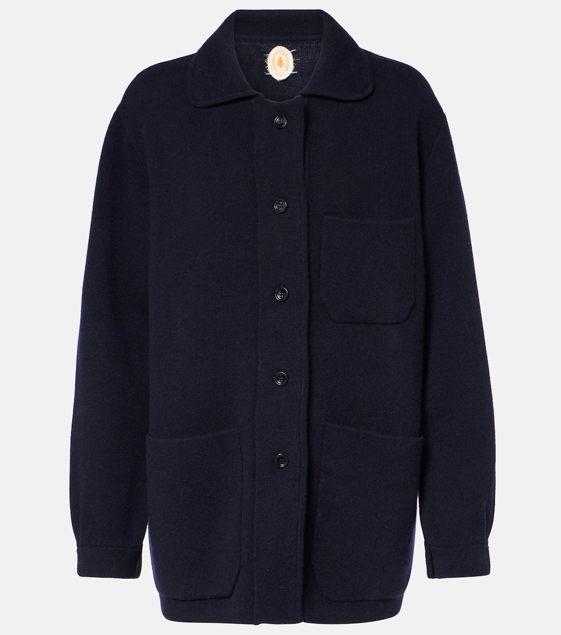 

Куртка из шерсти и кашемира Jardin des Orangers, темно-синий