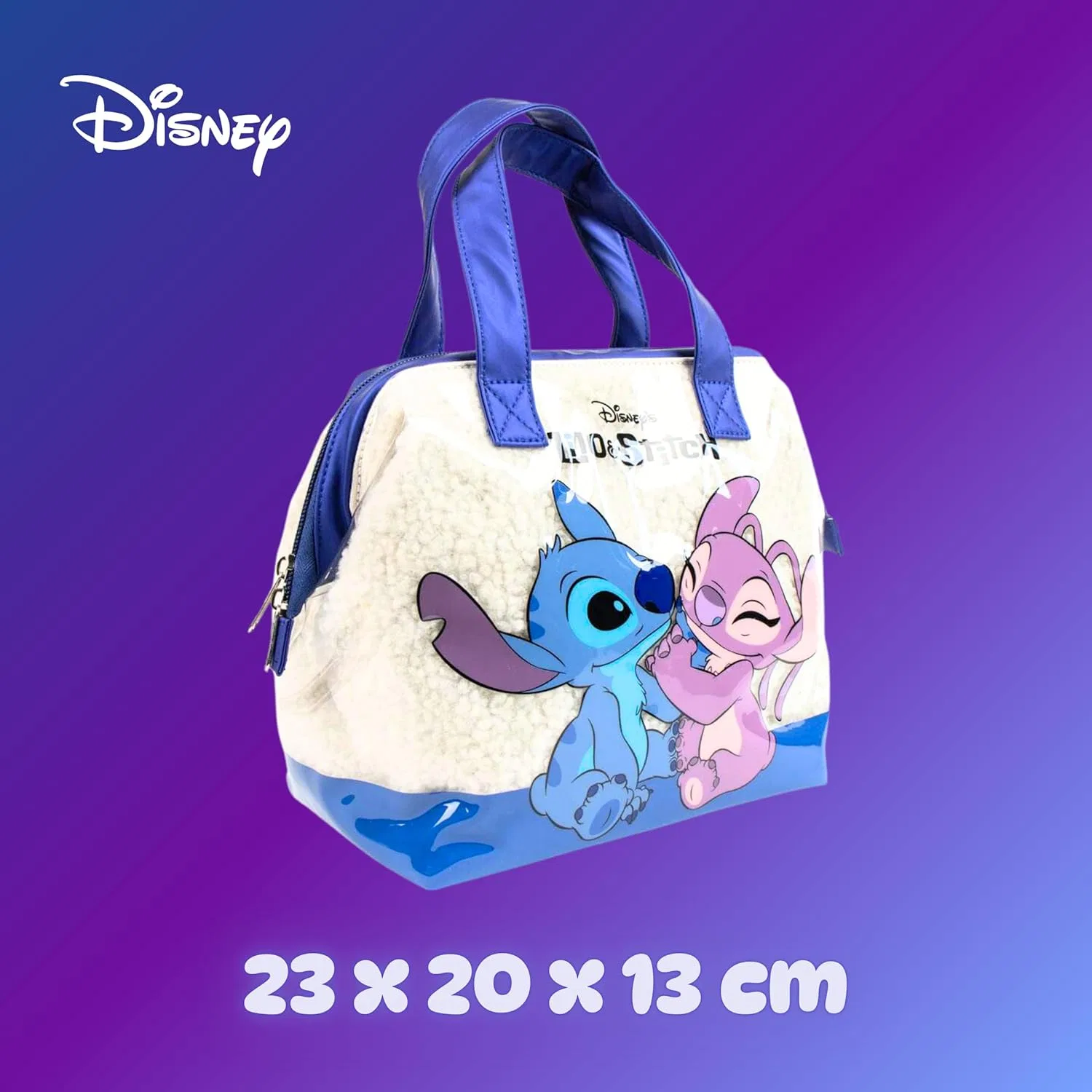 Плюшевая косметичка Disney с дизайном Стича и Ангела Disney — фото 4