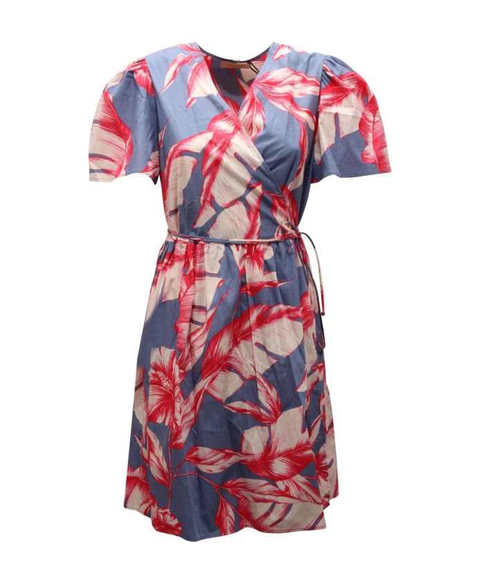 

Разноцветное платье Hibisc, изготовлено в Италии. Twinset, мультиколор