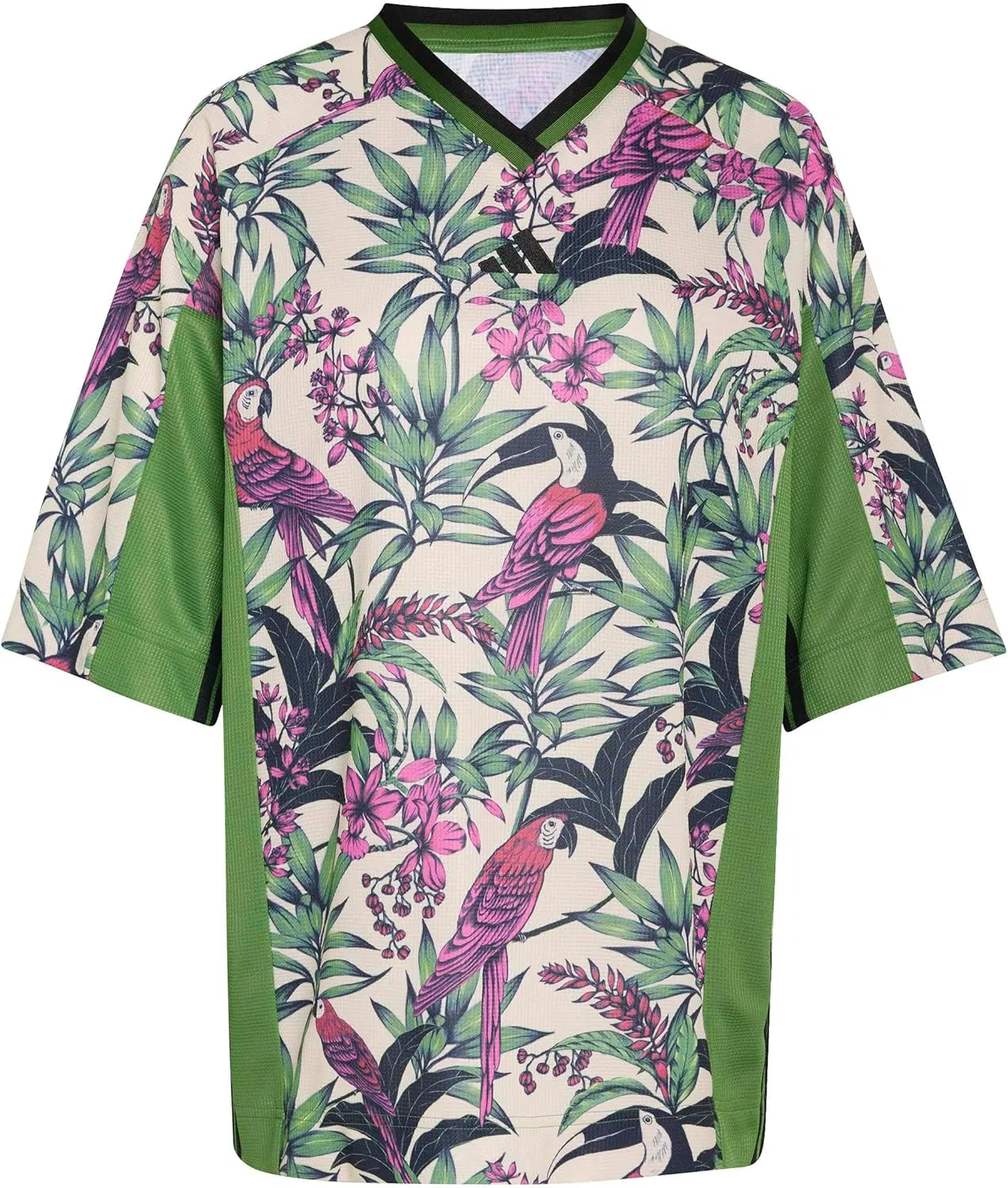 Футболка Active T-Shirt adidas, Crew Green/Crystal Linen/Semi Lucid Fuchsia