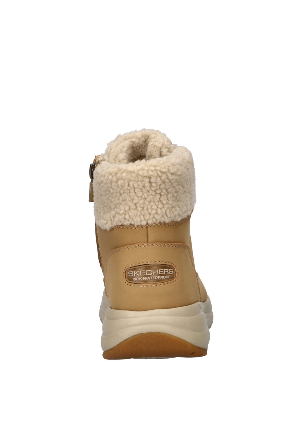 Зимние ботинки женские Skechers ON THE GO из искусственной кожи, бежевый — фото 2