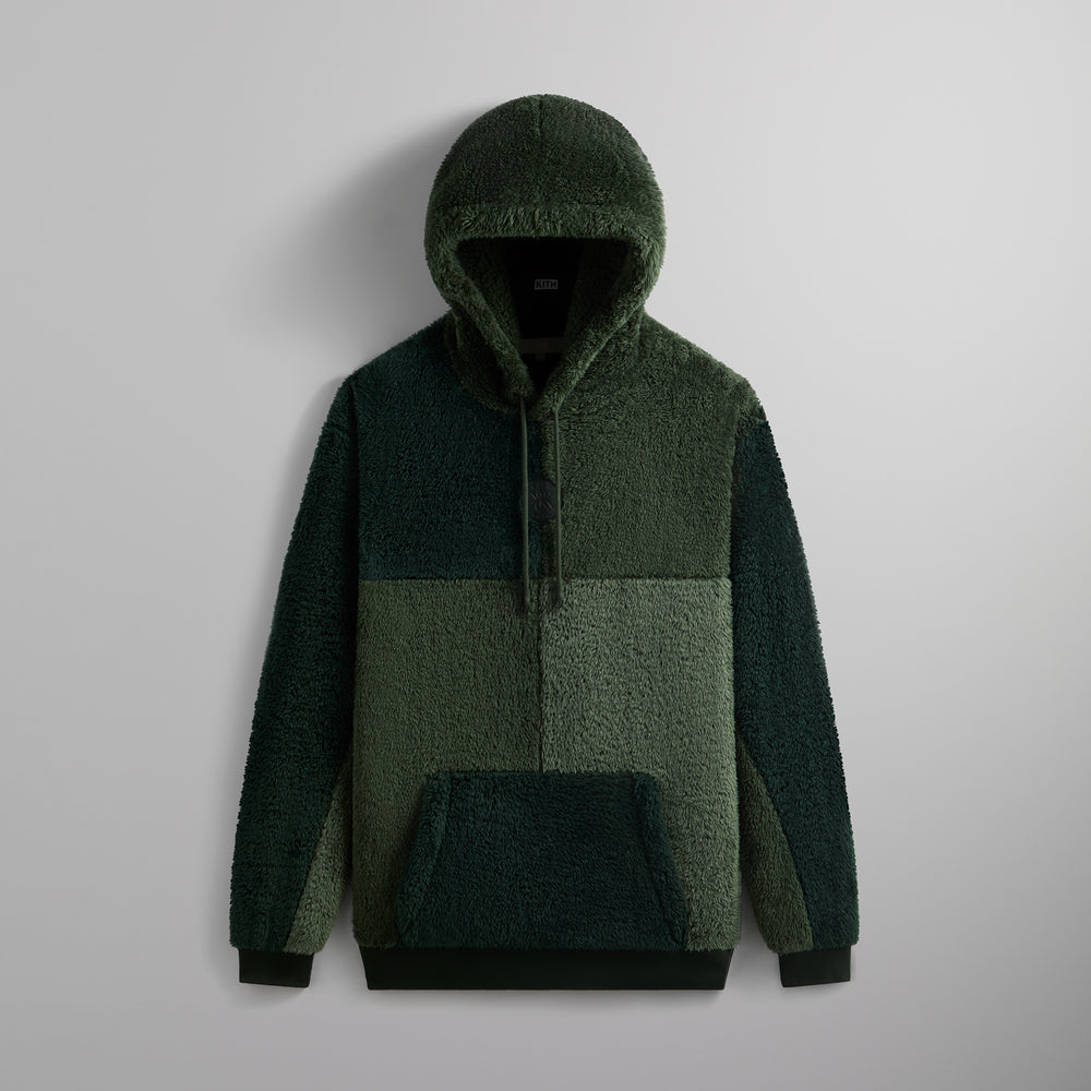 

Худи Kith Color-Blocked Plush Hoodie, цвет Stadium