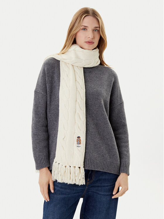 

Шарф 455981434001 Polo Ralph Lauren, экрю