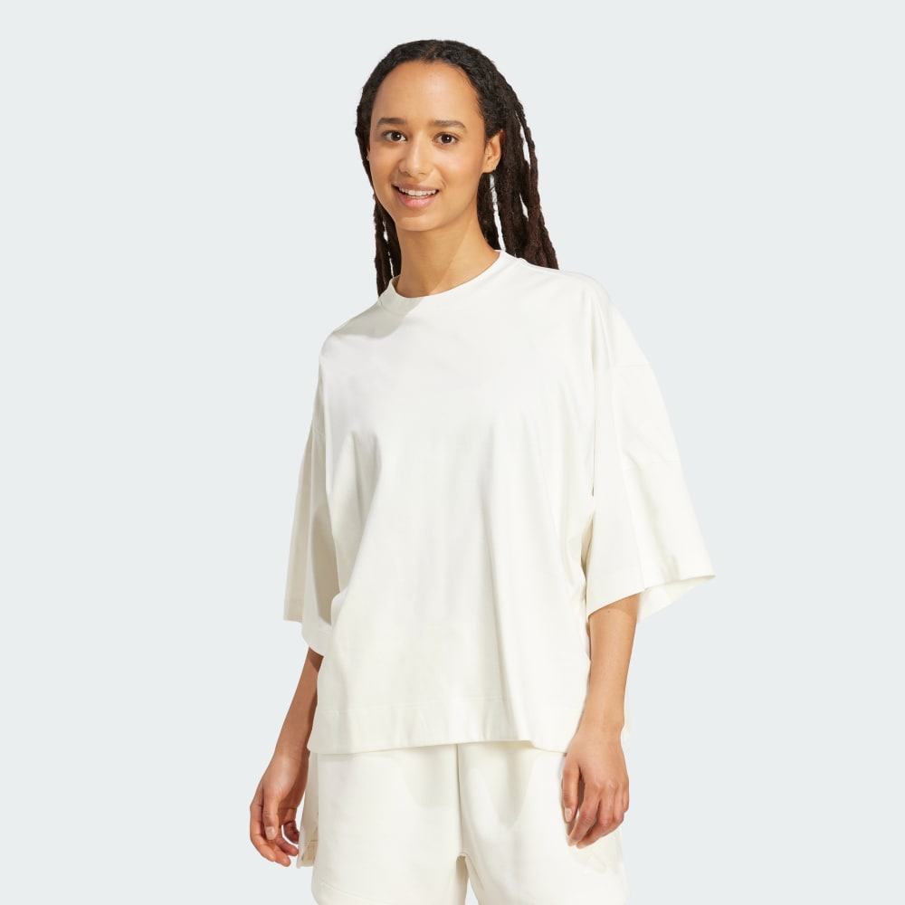 

Футболка Adidas Soft Lux Loose Tee, цвет Off White