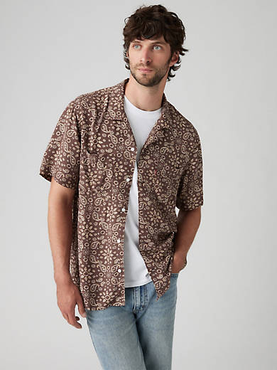 

Классическая рубашка для похода Levi's, цвет Niko Bandana Geo Shopping Bag - Brown