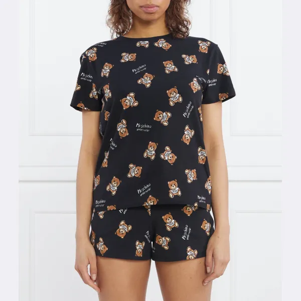 

Футболка стандартного кроя Moschino, черный