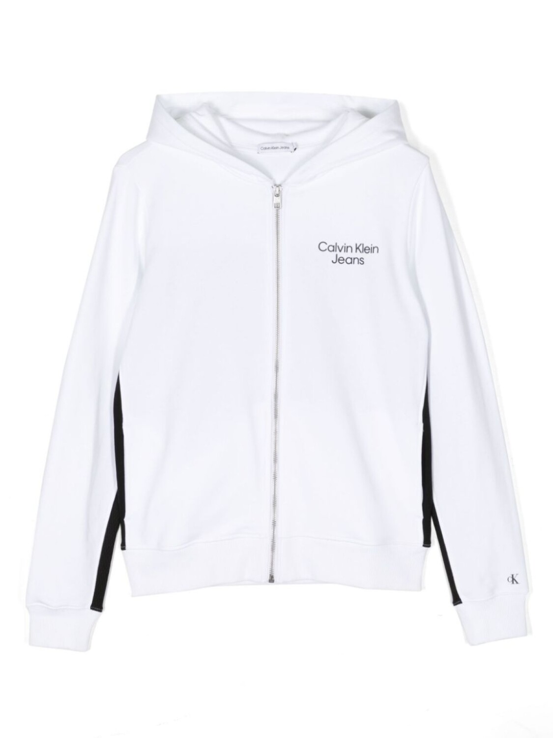 

Спортивная куртка в стиле колор-блок Calvin Klein Kids, белый