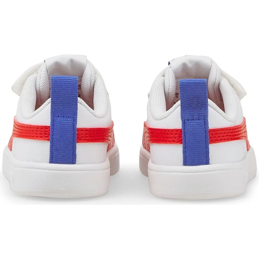 Кроссовки детские с дышащей конструкцией Puma Rickie Ac+ inf, Бело-красный — фото 2