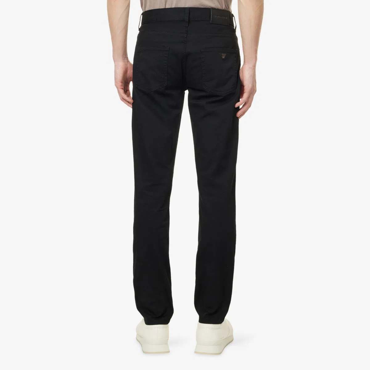 Джинсы J05 из эластичного денима стандартного кроя Emporio Armani, черный — фото 4