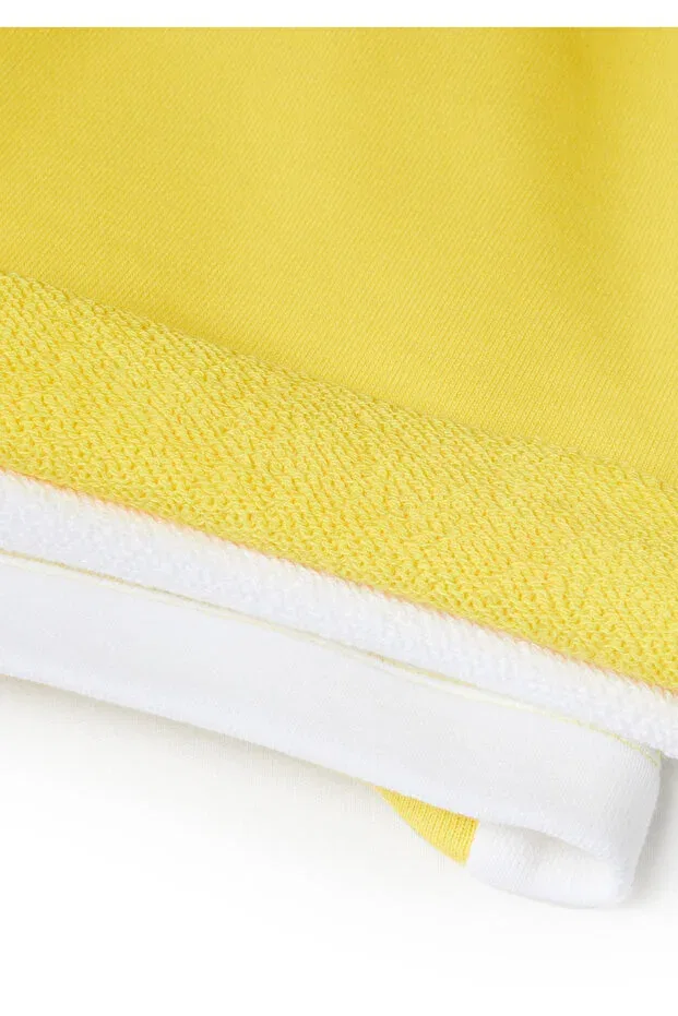 Детские шорты для девочек хлопковые Stranger Things Printed United Colors Of Benetton, Yellow — фото 3