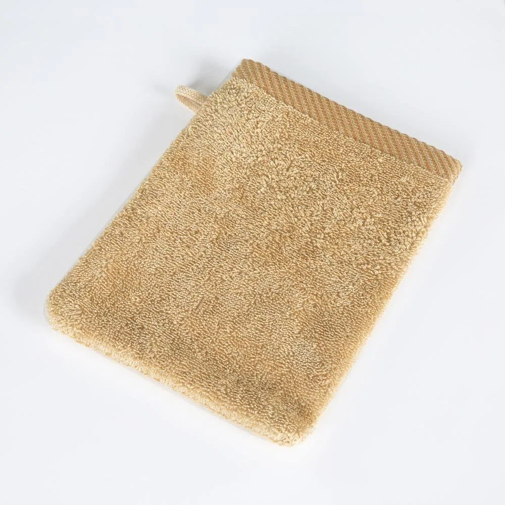 Мочалка для лица Mixibaby, хлопок 500 г/м², 21x15 см, Beige