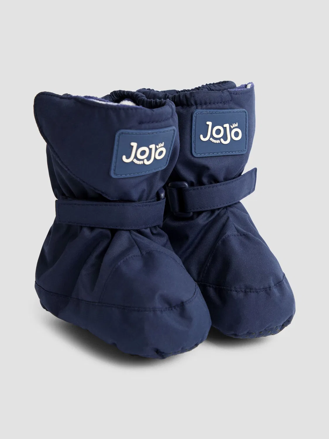 Ботинки Fleece Lined Baby Booties Jojo Maman Bébé, темно-синий