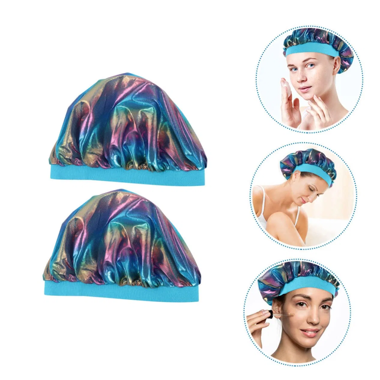 Шапочка для душаs Pack of 10, minkissy, Children's Hoods, 30x30x2.5 cm, As Shown — фото 4