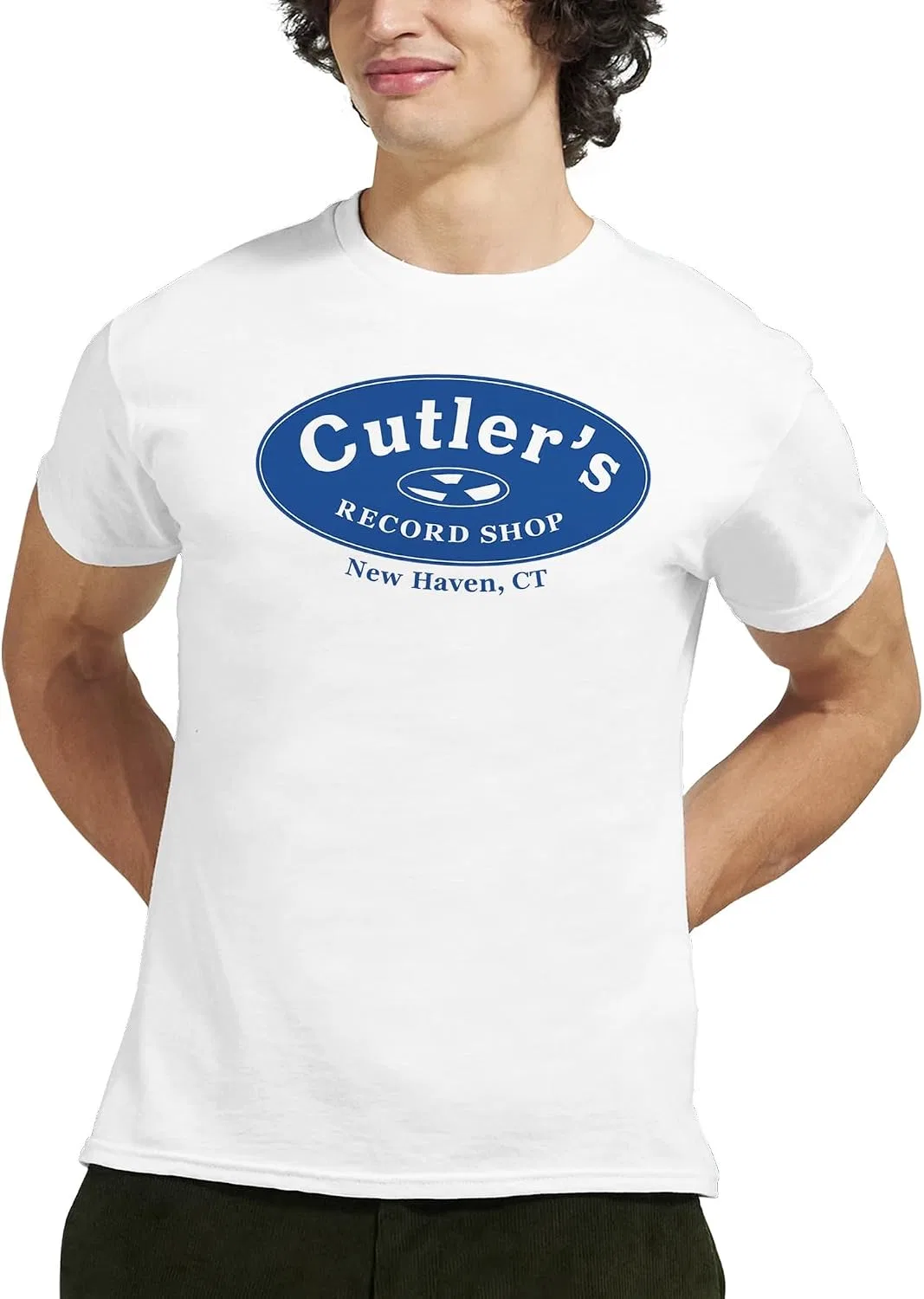 Футболка с принтом Cutler's Record Shop, White — фото 2