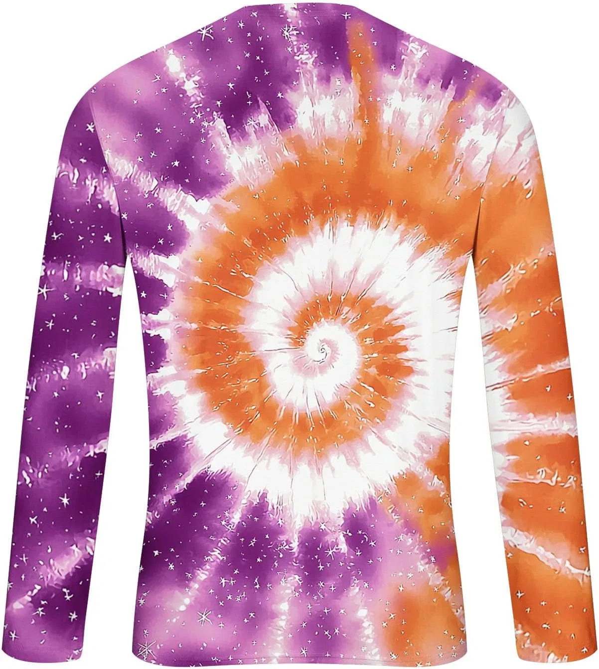 Мужская футболка с длинным рукавом Tie Dye, Purple — фото 3
