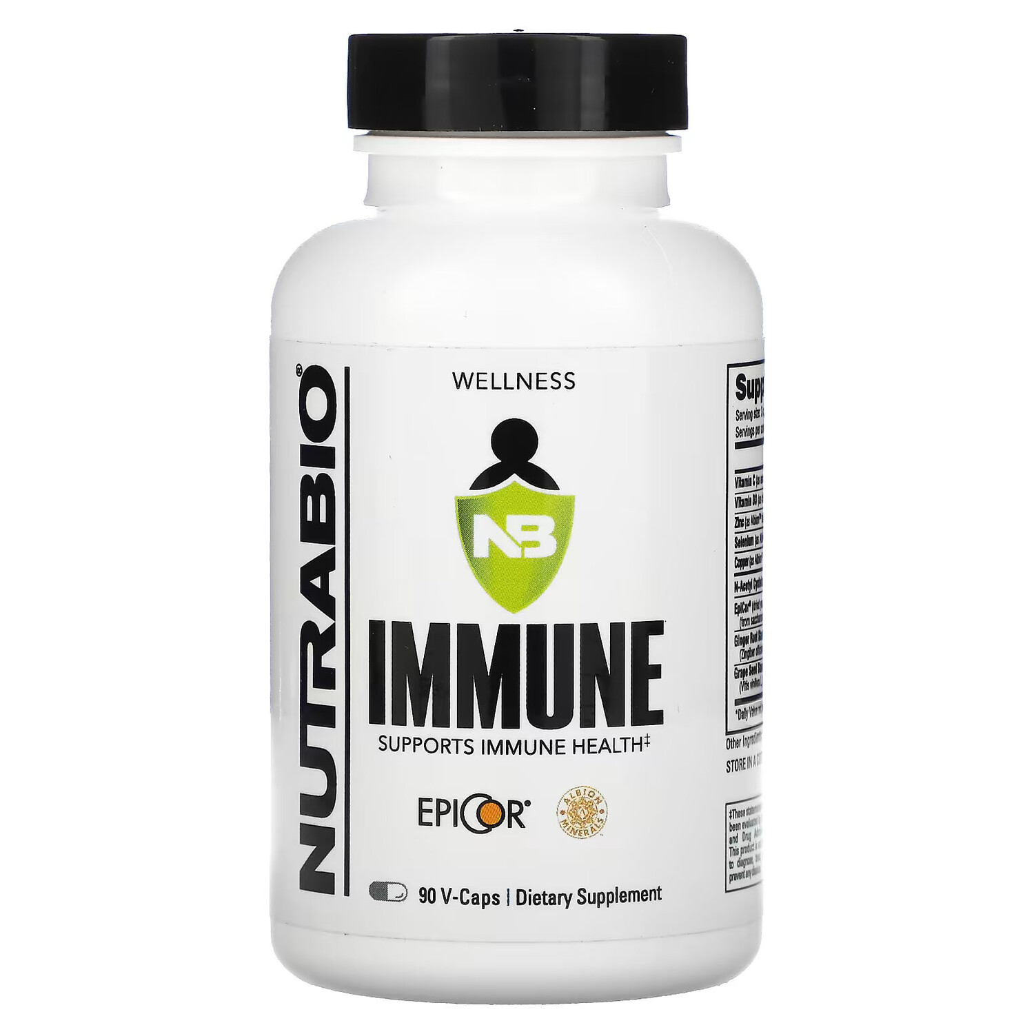 

NutraBio Labs, Immune, 90 V-капсул