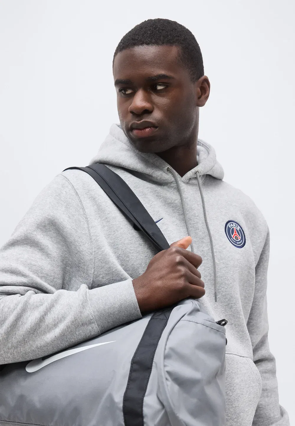 Клуб «Пари Сен-Жермен» - клубная одежда Nike Performance, Dark Grey Heather/Midnight Navy — фото 4
