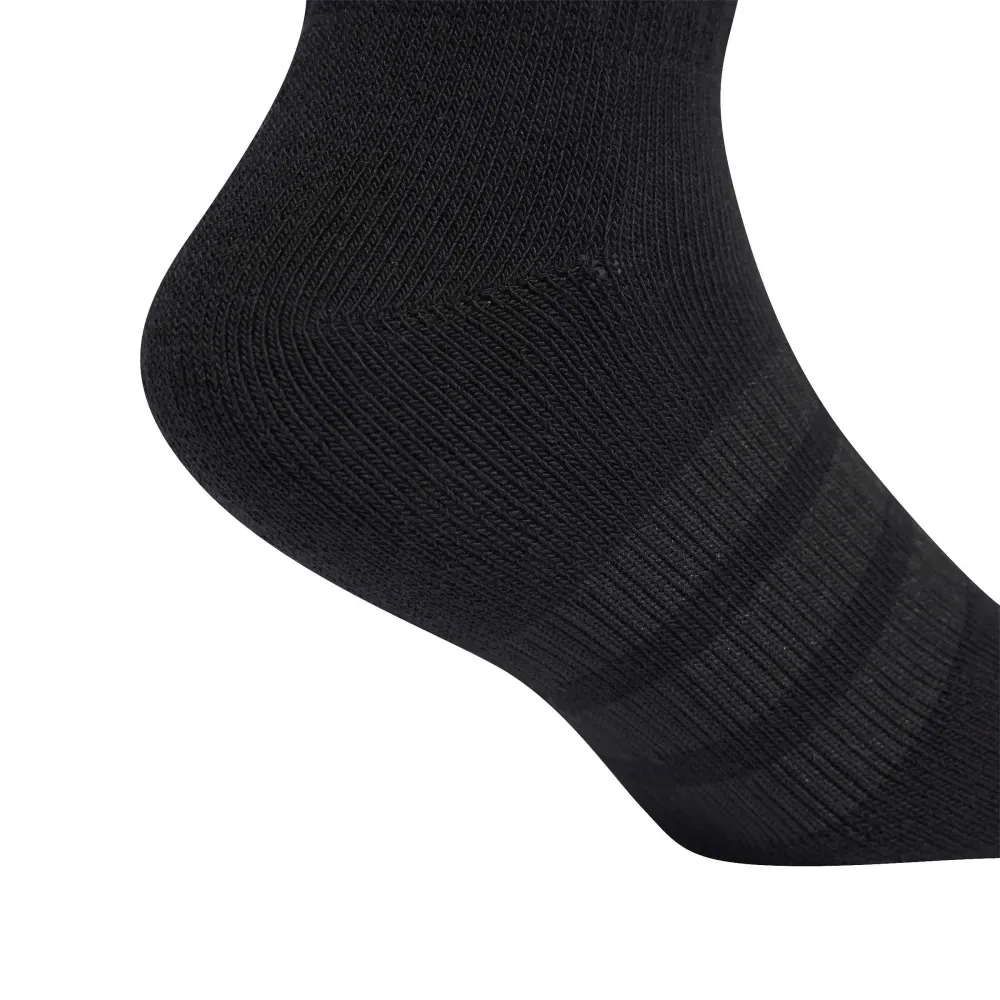 Носки спортивные Adidas Cushioned Sportswear Ankle, 3 пары, черный — фото 4