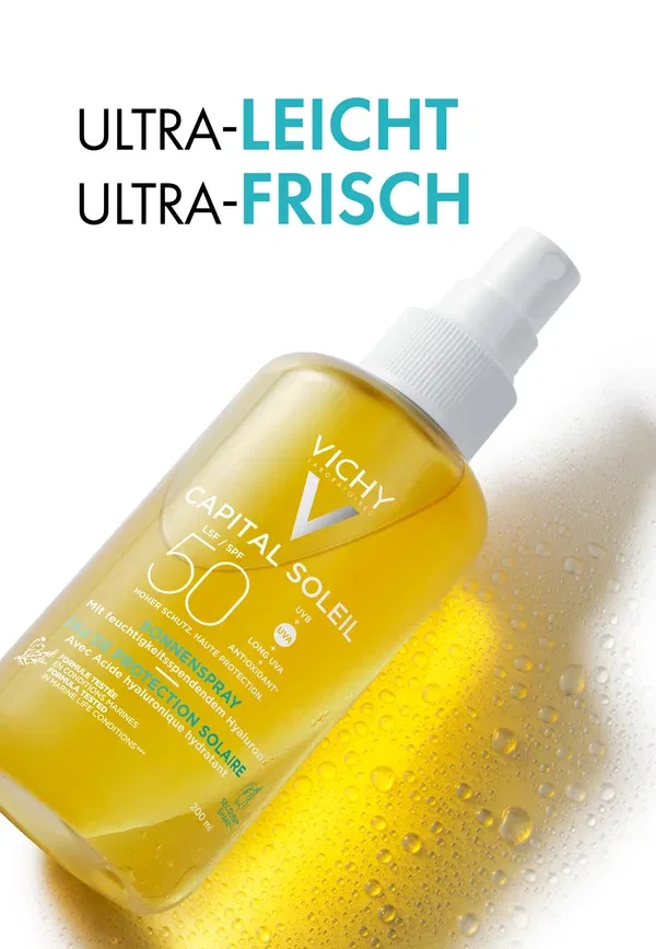 Спрей матирующий Vichy Capital Soleil Sonnenspray mit Hyaluron LSF 30, 200 мл — фото 4
