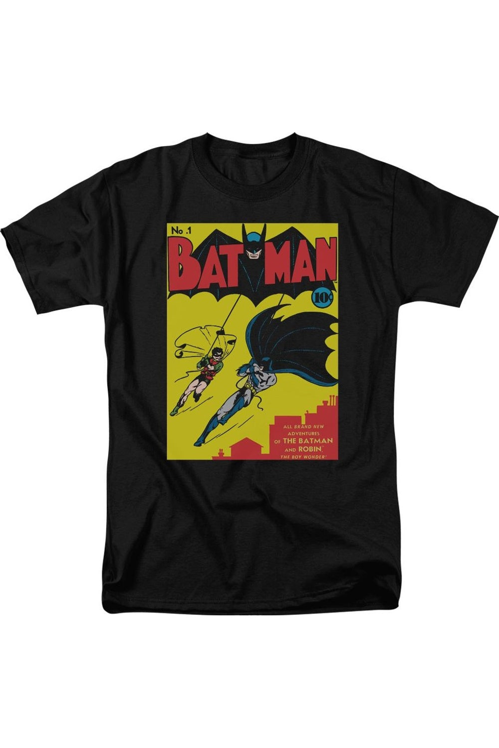 

Футболка Batman First с коротким рукавом для взрослых Gildan, черный