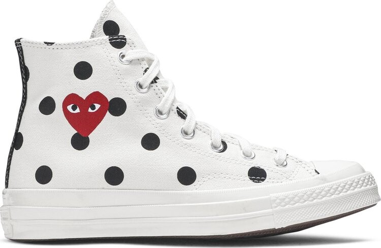 

Кроссовки Converse Comme des Garçons x Chuck Taylor All Star 70 Hi White Polka Dot, белый, Белый;серый, Кроссовки Converse Comme des Garçons x Chuck Taylor All Star 70 Hi White Polka Dot, белый