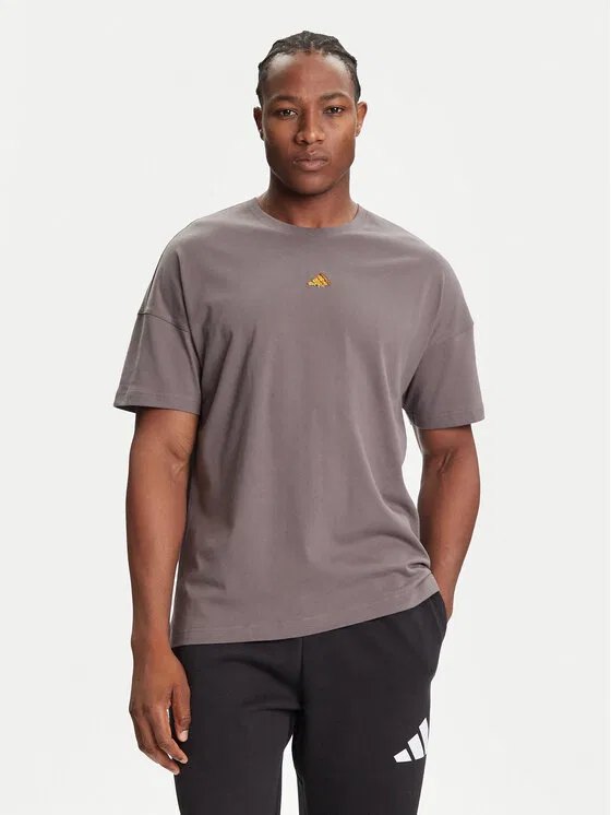 Футболка loose fit Fortnite Graphic Adidas, серый