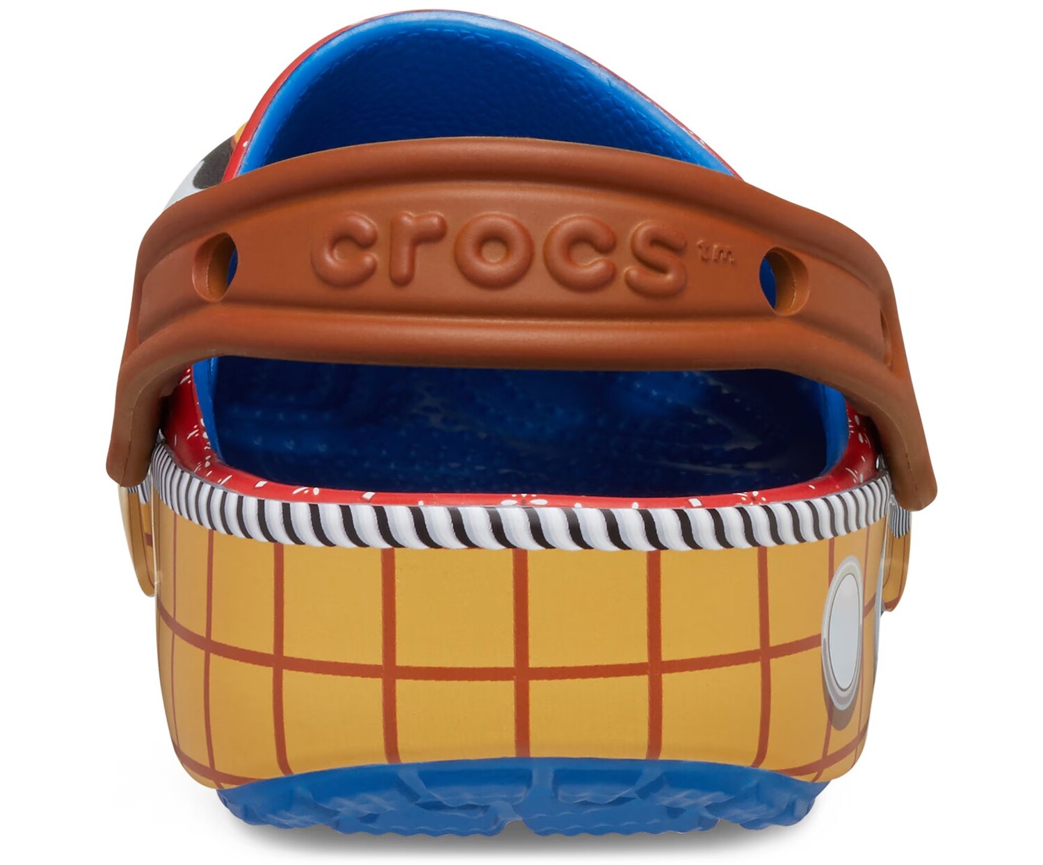 Сабо для маленьких детей Crocs Classic x Toy Story 'Sheriff Woody', синий/коричневый — фото 4