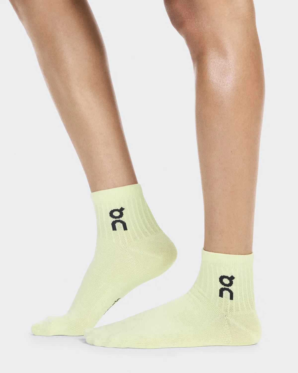 Детские носки с логотипом, набор из 3 пар, Logo Sock Mid 3P, On, Lemonade/Tin — фото 3