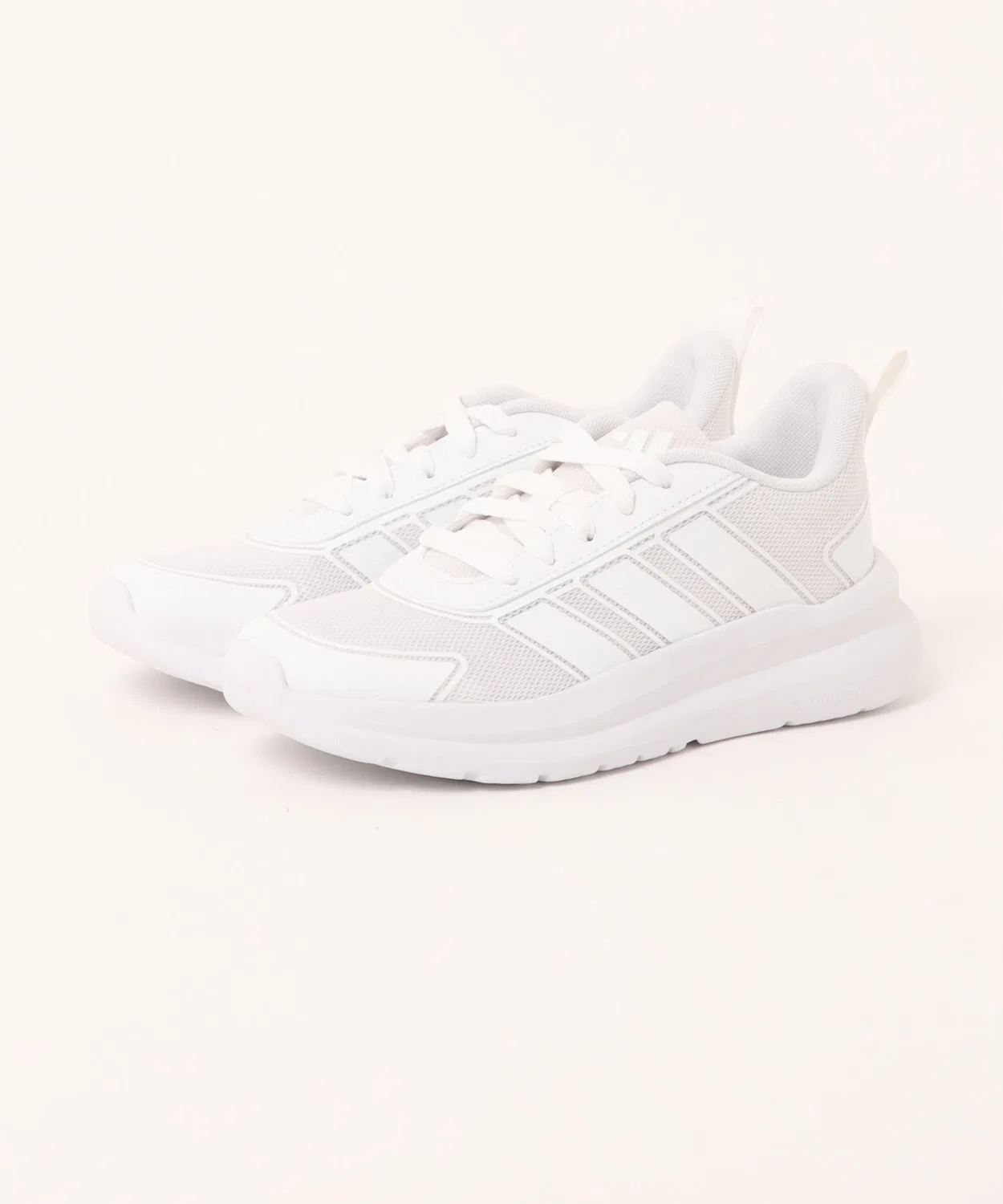 Детские кроссовки с сетчатым верхом TENSAUR RUN 4.0 J Adidas, White/White