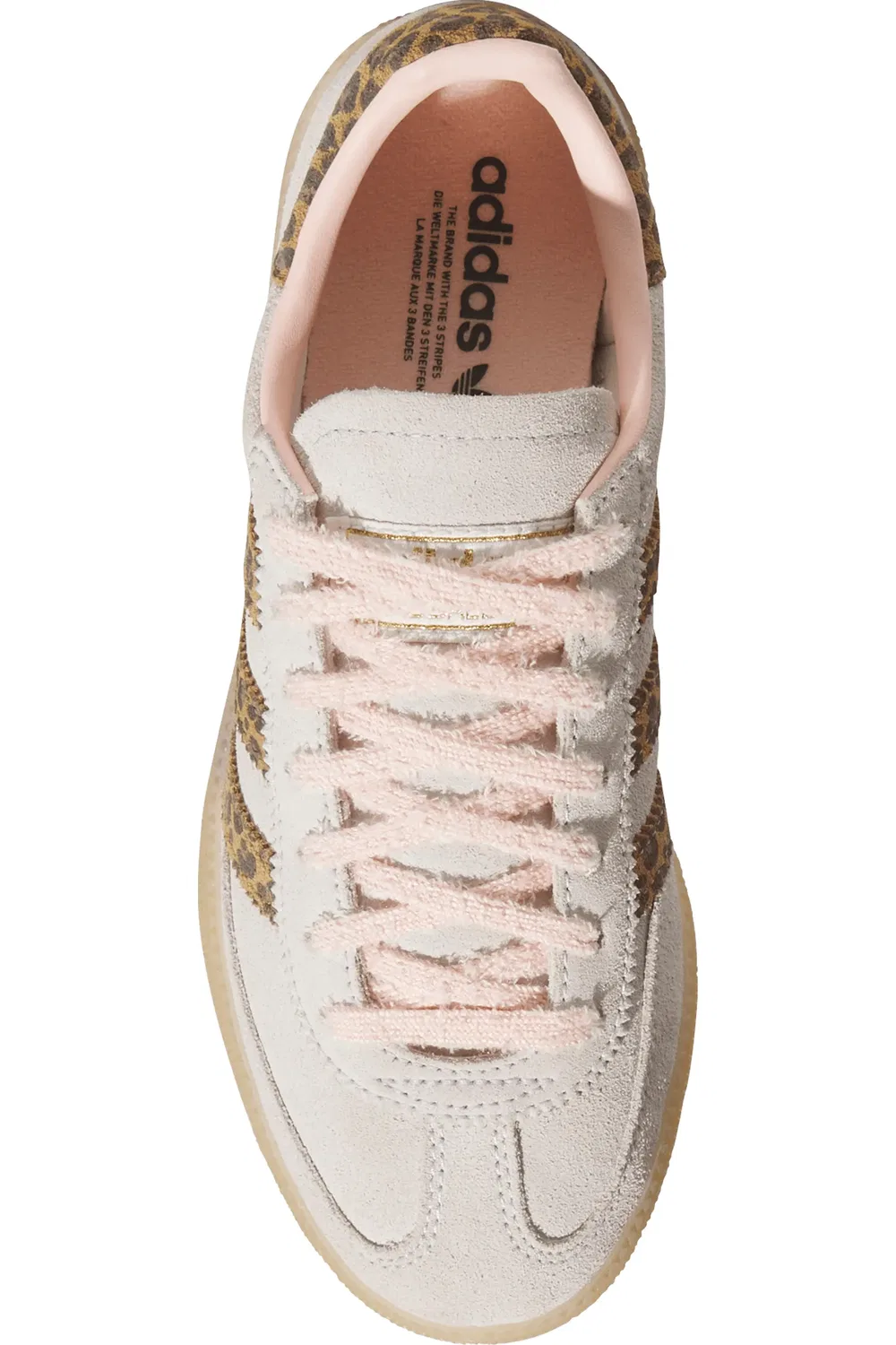 Кроссовки детские спортивные Handball Spezial adidas, белый — фото 4