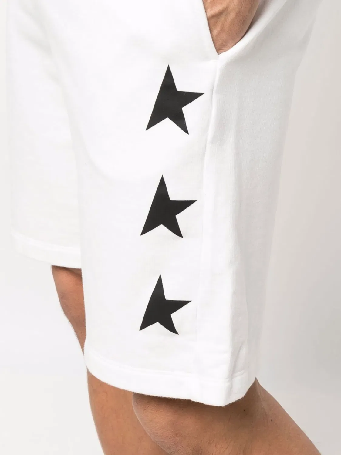 Golden Goose Трековые шорты белые — фото 3