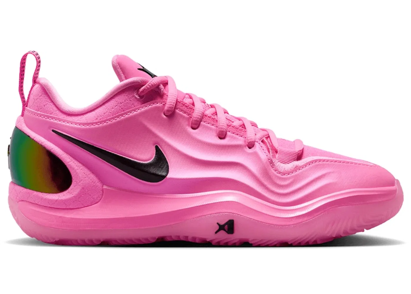 Детские кроссовки для девочек с принтом Nike A'ja Wilson A'Two Nike, Pink Beam Black