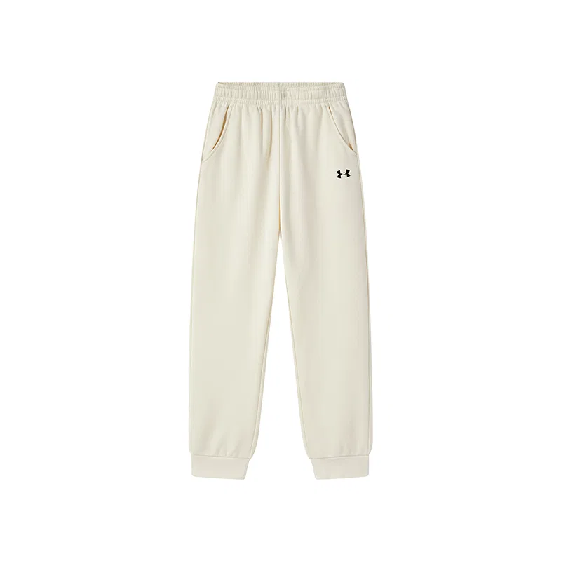 Детские утепленные трикотажные штаны Under Armour, Cream White
