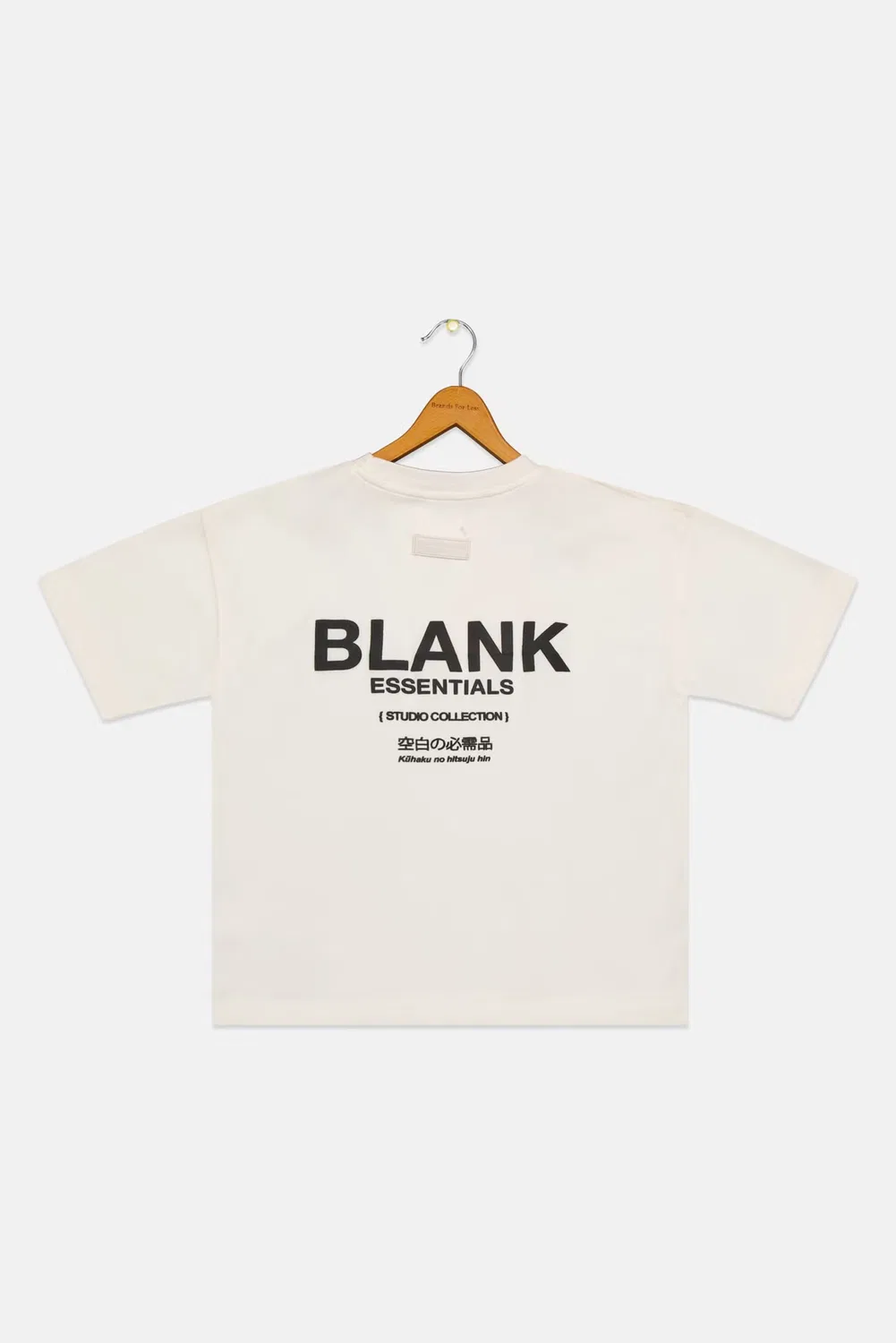Футболка с логотипом бренда для мальчиков Blank Essentials, белый — фото 3
