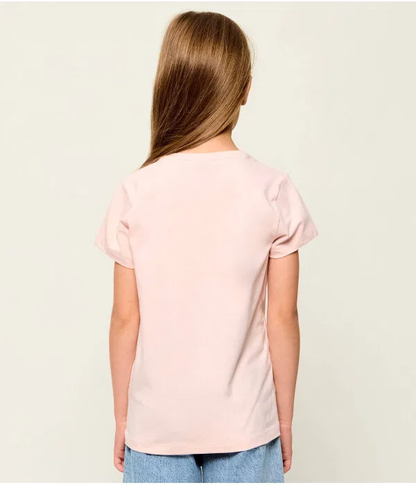 Детская футболка для девочек T-Shirt Guess Active, Rosa Cipria — фото 3