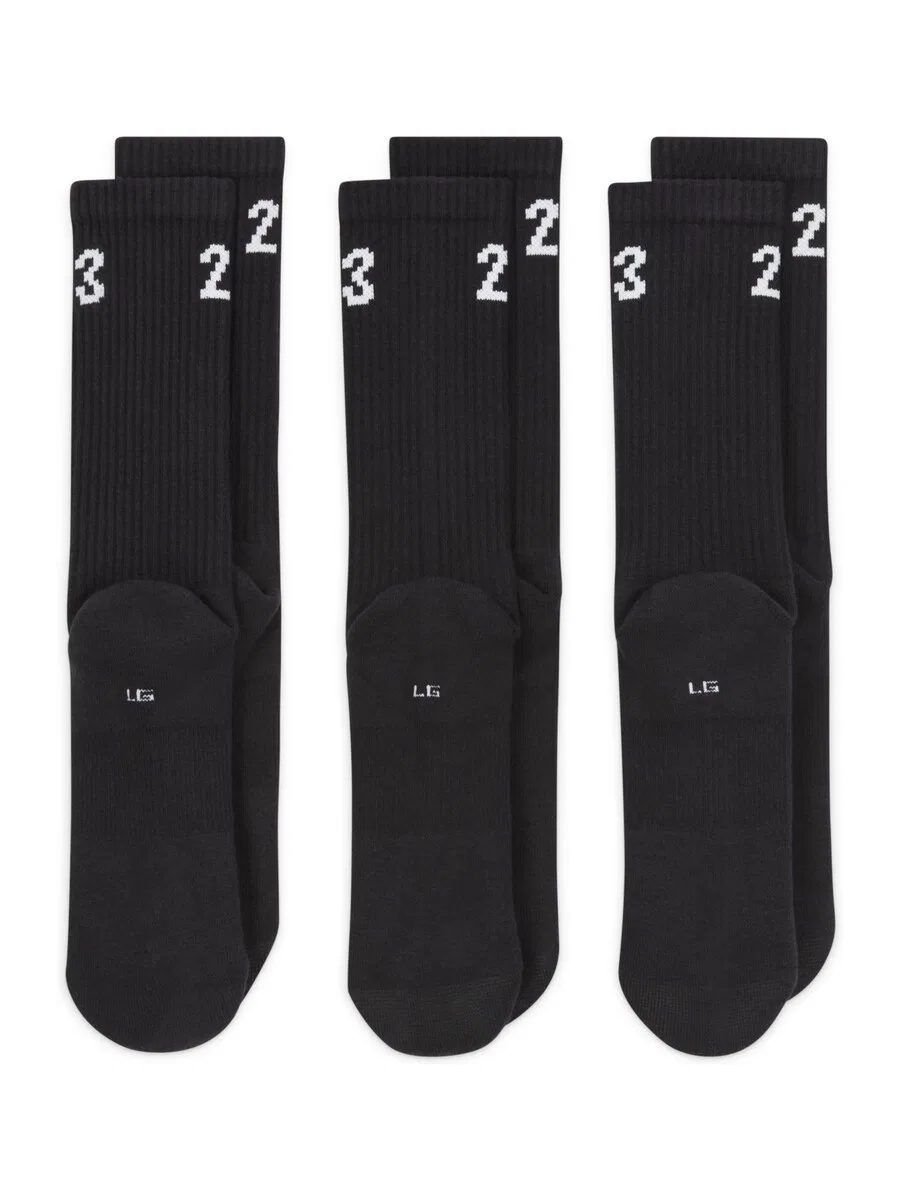 Спортивные носки Jordan Athletic "Essentials" черного цвета — фото 4