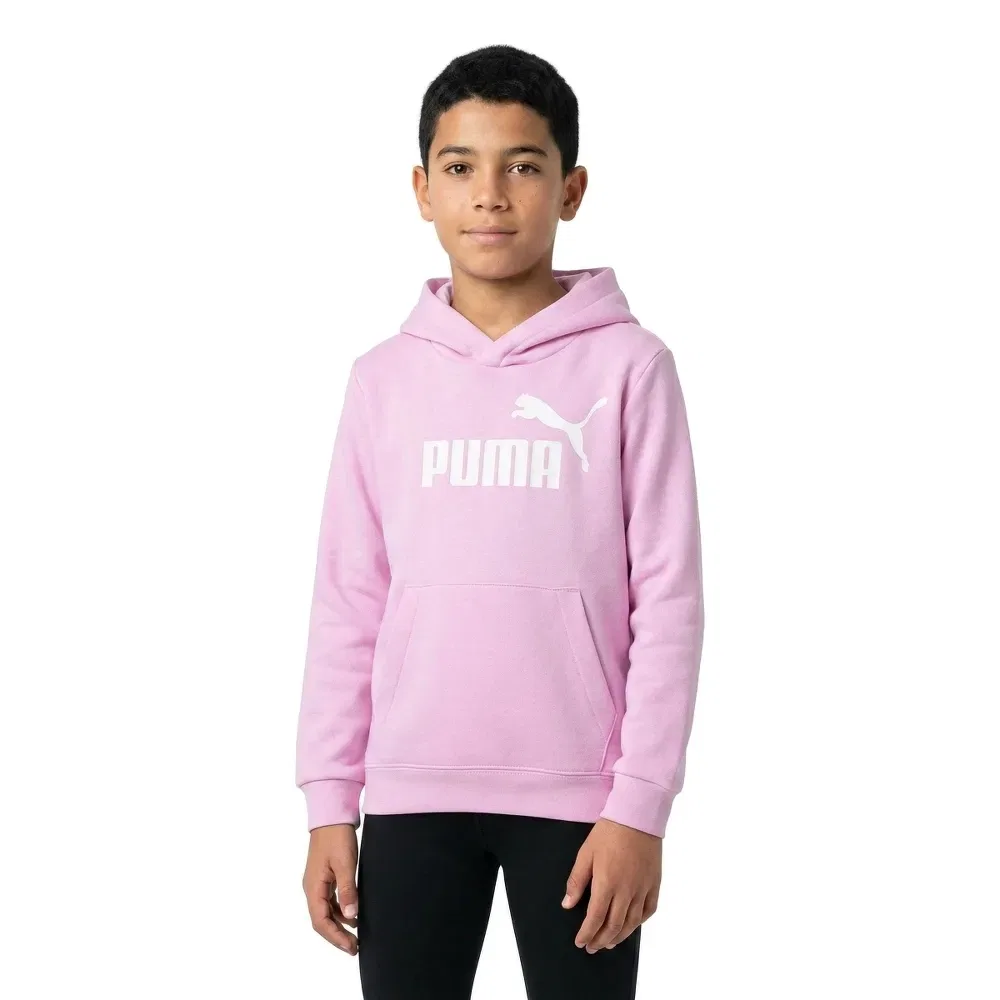Детское худи для мальчиков с логотипом Puma Essential No. 1 Logo, Pink — фото 3