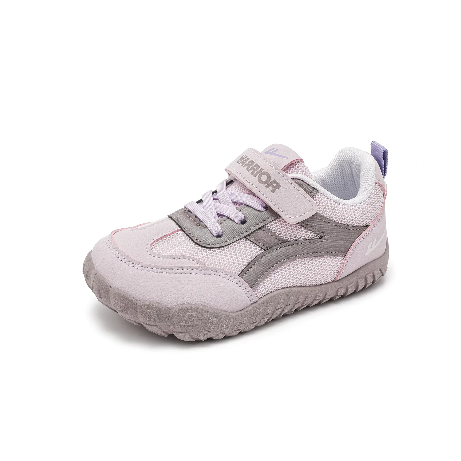 Детские кеды для девочек на шнуровке Light Purple/Taro Purple WARRIOR