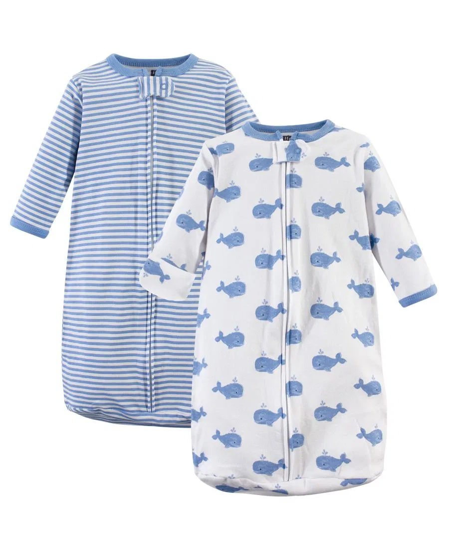 Детский спальный мешок с длинным рукавом, модель Elephant Hudson Baby, Blue
