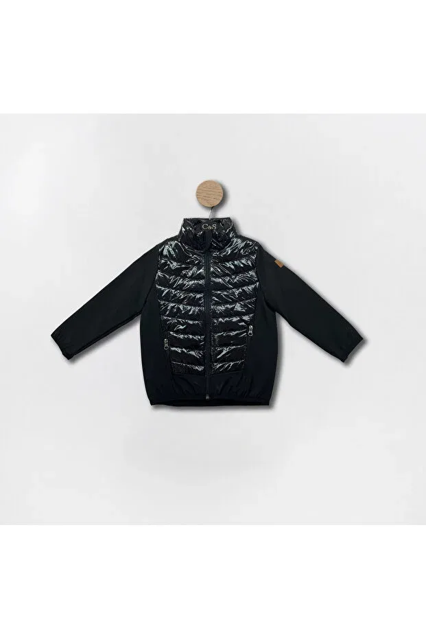 Детское пальто для девочек с принтом C&S, Black