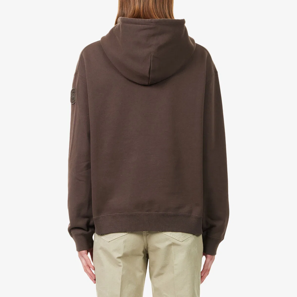 Худи из хлопкового трикотажа с тональным рисунком Wander Canada Goose — фото 4