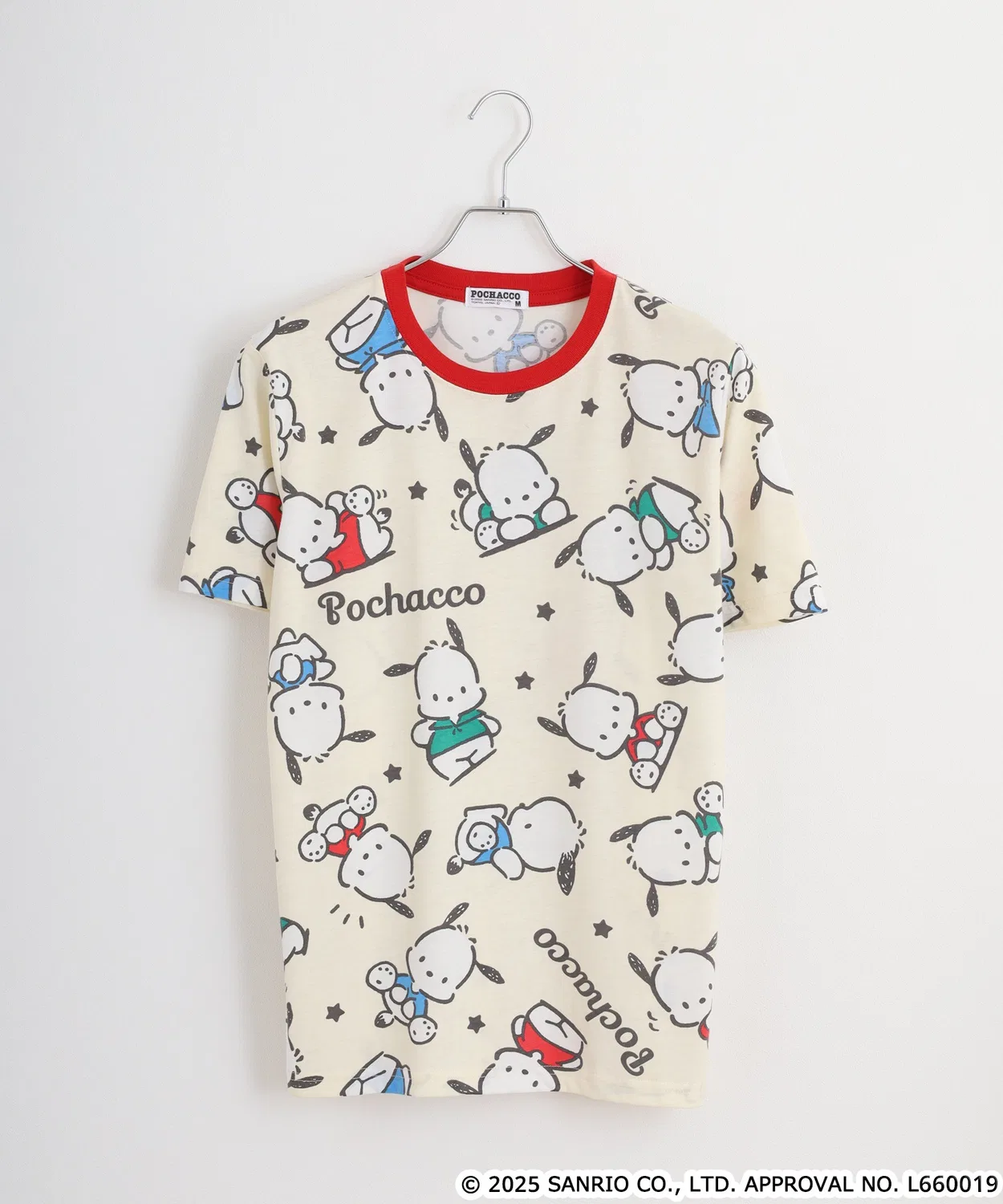 Детская футболка с принтом Sanrio characters, модель Sanrio Characters Print, бренд sanrio, Blue Grey — фото 2