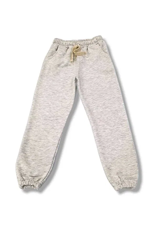 Детские спортивные штаны для девочек с регулируемым поясом Corded Sweatpants Bobby Jr Kidswear, Melange Gray