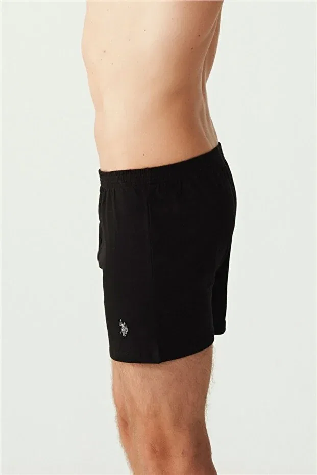 Мужские боксеры хлопковые комплект из 2 штук U.S. Polo Assn., Black — фото 2