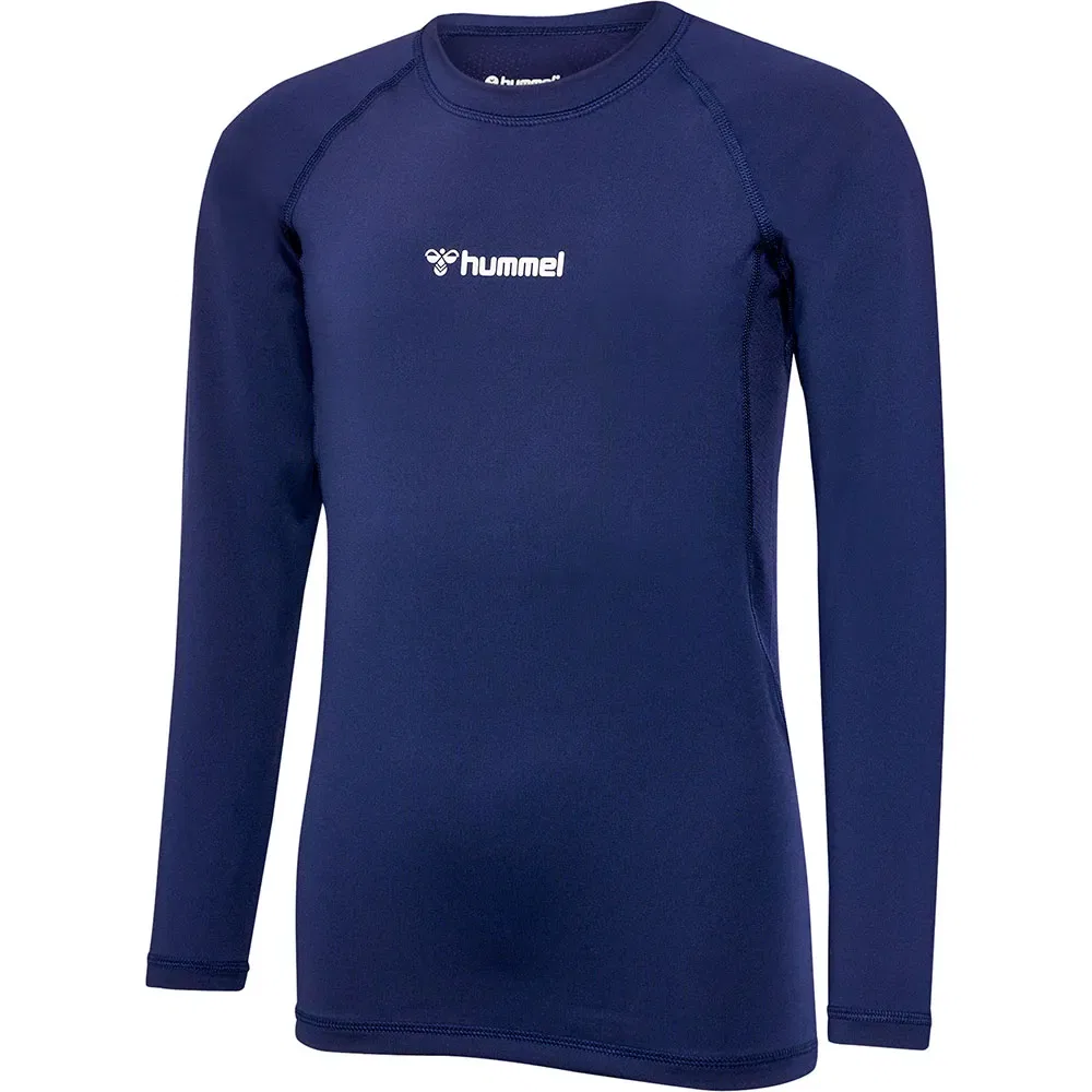 Детская футболка с длинным рукавом hmlBL PERFORMANCE TEE L/S Hummel, Blue — фото 3