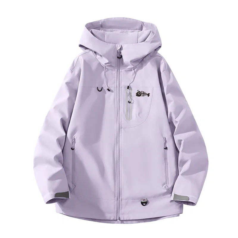Детская куртка ветрозащитная Tonlion, Цвет: misty purple